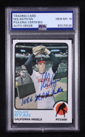 Nolan Ryan Signed 1973 Topps Inscribed "108.5 MPH Fastball" #220 (PSA | Autograph Graded PSA 10) at PristineAuction.com