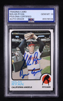 Nolan Ryan Signed 1973 Topps Inscribed "Ryan Express" #220 (PSA | Autograph Graded PSA 10) at PristineAuction.com