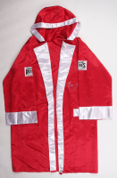 Julio Cesar Chavez, Marco Barrera & Erik Morales Signed Cleto Reyes Boxing Robe (JSA) at PristineAuction.com