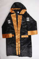 Marco Barrera & Erik Morales Signed Cleto Reyes Boxing Robe (JSA) at PristineAuction.com