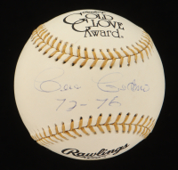 Cesar Cedeno Signed Gold Glove Award Baseball Inscribed "72-76" (JSA) at PristineAuction.com