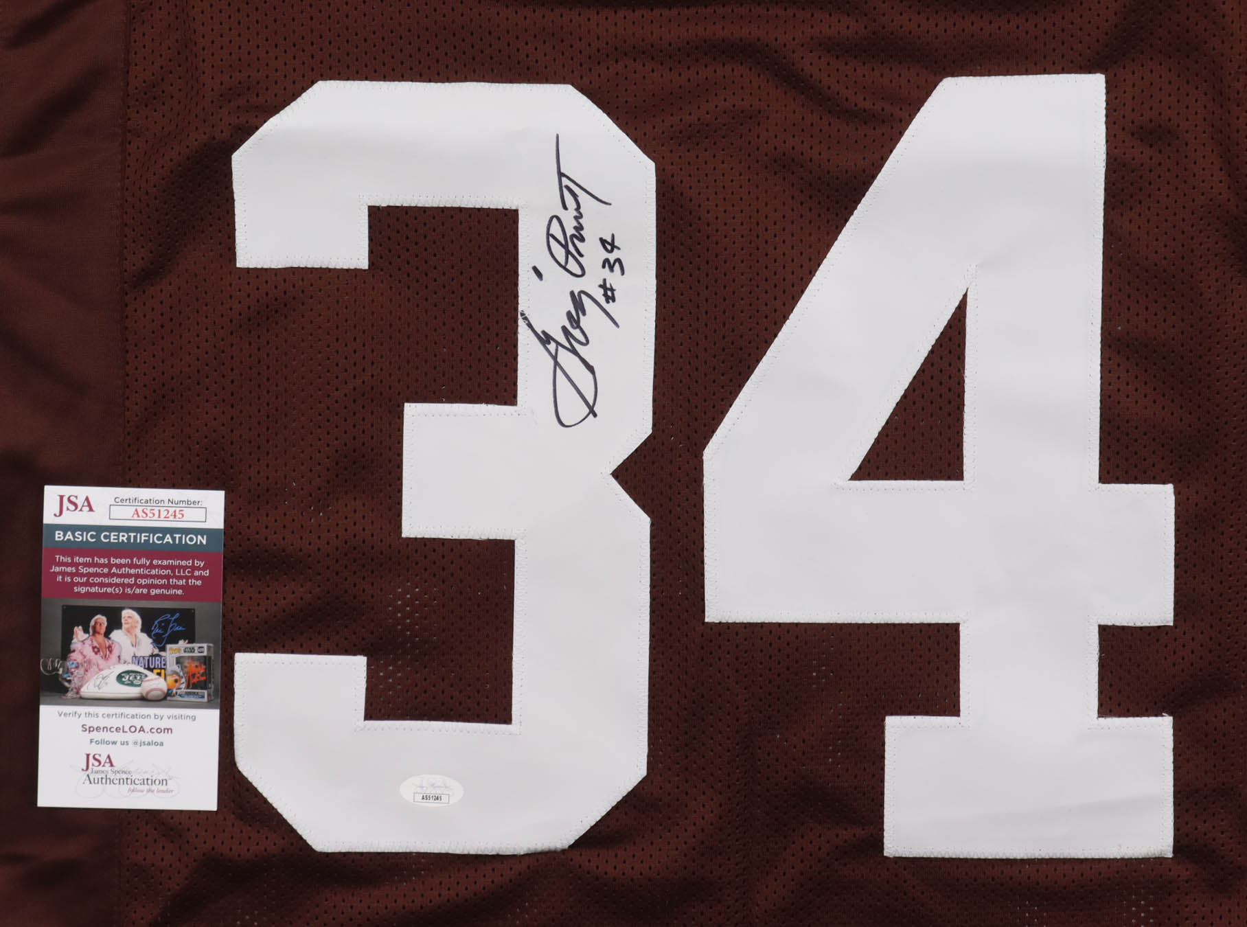 Greg Pruitt Signed Jersey (JSA) at PristineAuction.com Greg Pruitt Signed Jersey (JSA) at PristineAuction.com