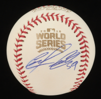 Carlos Carrasco Signed 2016 World Series Baseball (Beckett) at PristineAuction.com