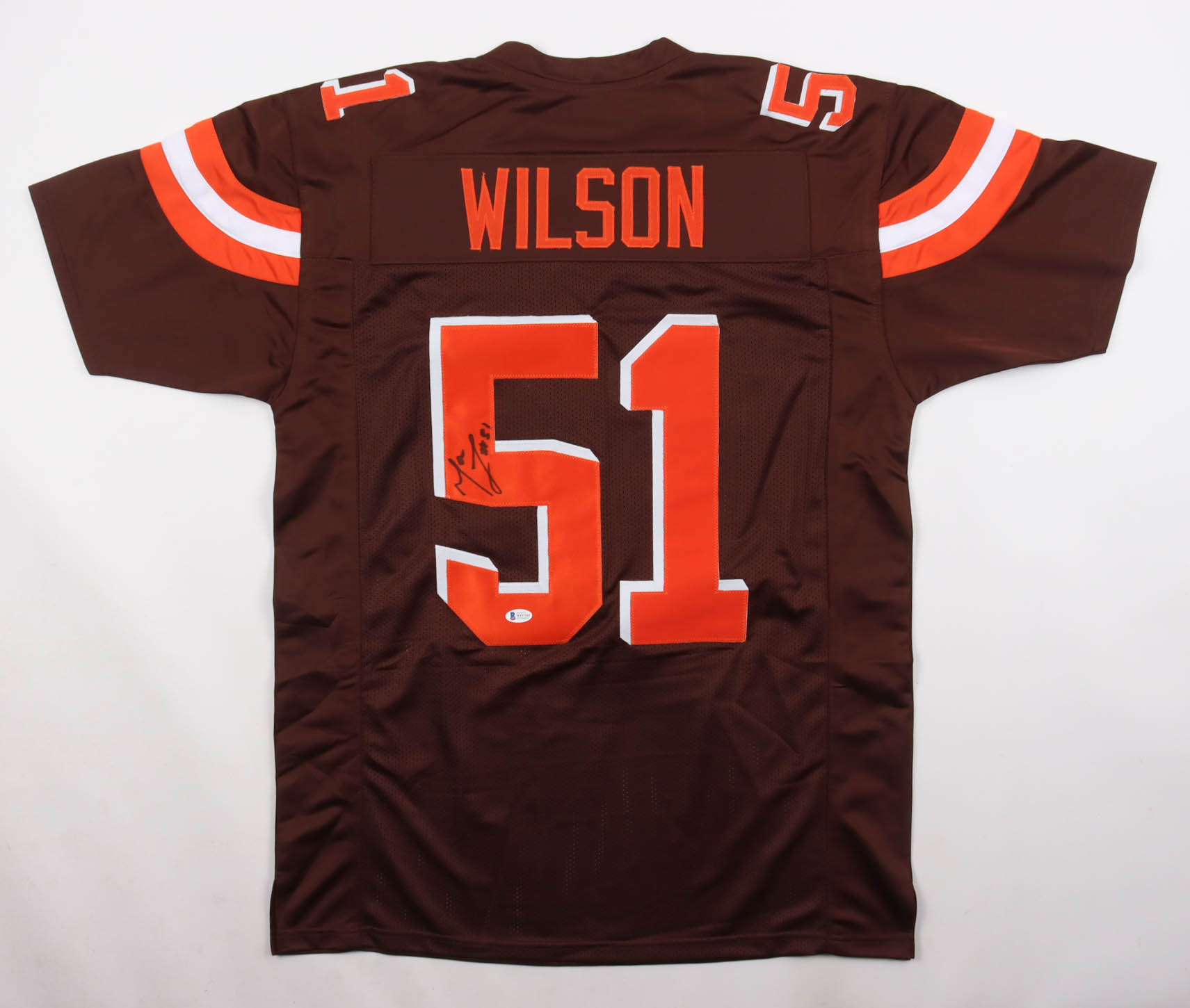 Mack Wilson Signed Jersey (Beckett) at PristineAuction.com Mack Wilson Signed Jersey (Beckett) at PristineAuction.com