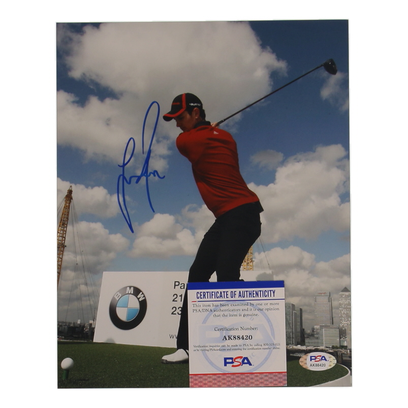 Justin Rose Signed 8x10 Photo (PSA) at PristineAuction.com Justin Rose Signed 8x10 Photo (PSA) at PristineAuction.com