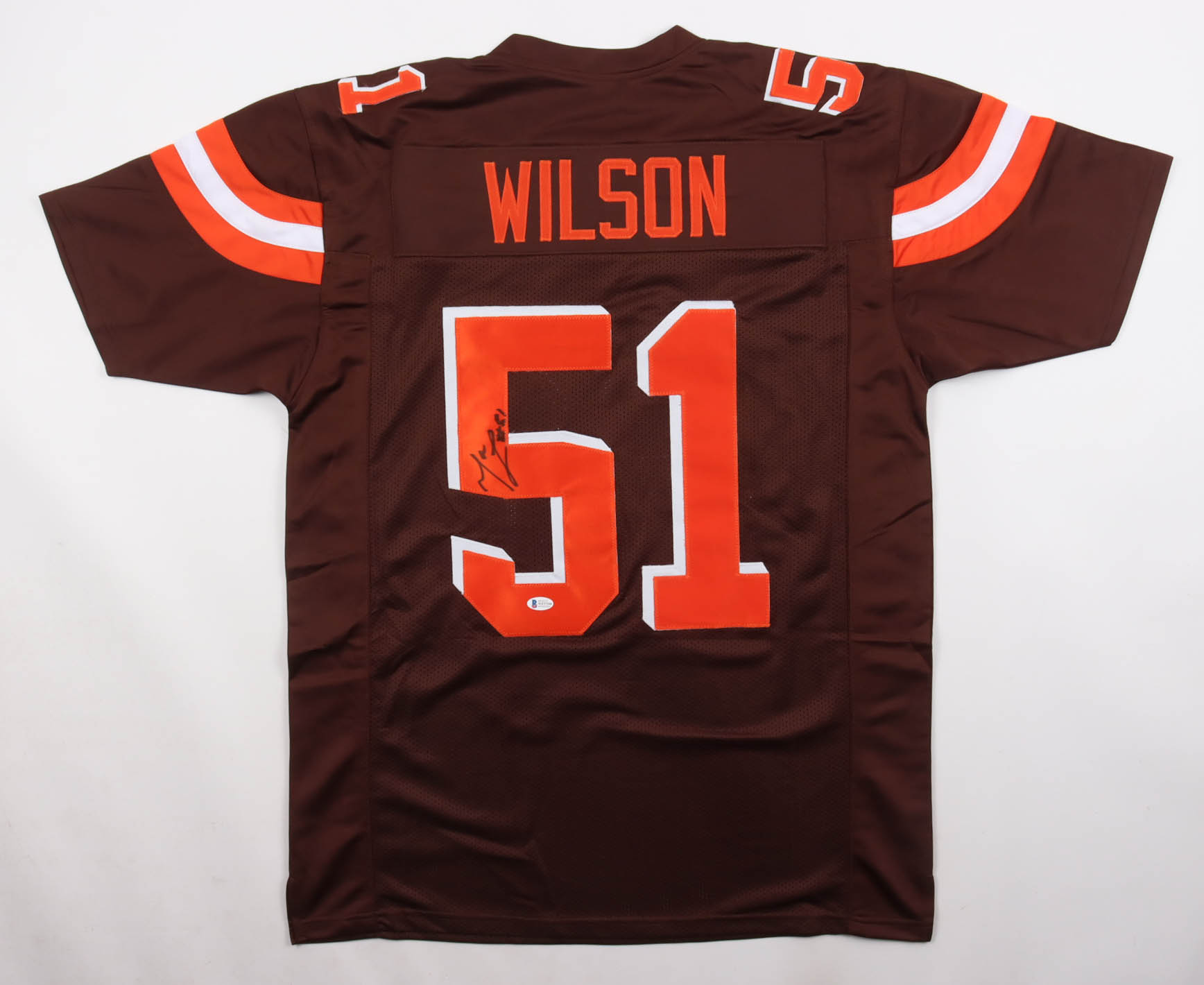 Mack Wilson Signed Jersey (Beckett) at PristineAuction.com Mack Wilson Signed Jersey (Beckett) at PristineAuction.com