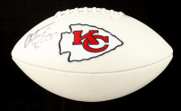 Christian Okoye Signed Chiefs Logo Football (JSA) at PristineAuction.com