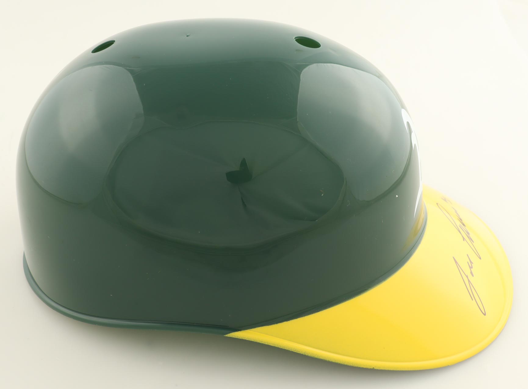 Jose Canseco Signed Athletics Full-Size Batting Helmet (Schwartz) at PristineAuction.com Jose Canseco Signed Athletics Full-Size Batting Helmet (Schwartz) at PristineAuction.com