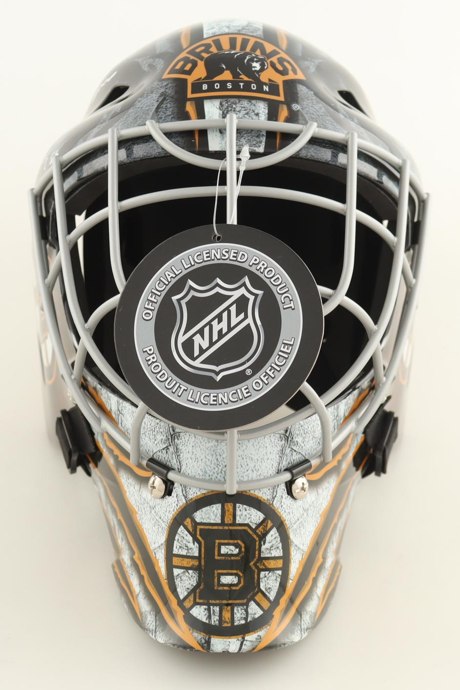 Gerry Cheevers Signed Bruins Full-Size Goalie Mask Inscribed "HOF 85" (Schwartz) at PristineAuction.com Gerry Cheevers Signed Bruins Full-Size Goalie Mask Inscribed "HOF 85" (Schwartz) at PristineAuction.com