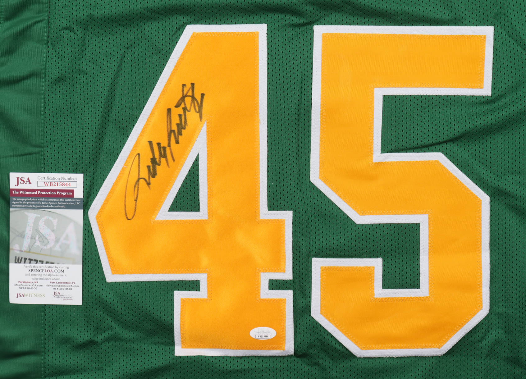 Rudy Ruettiger Signed Jersey (JSA) at PristineAuction.com Rudy Ruettiger Signed Jersey (JSA) at PristineAuction.com