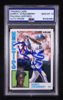 Darryl Strawberry Signed 1984 Topps Inscribed "86 WS Champ" #182 RC (PSA | Autograph Graded PSA 10) at PristineAuction.com