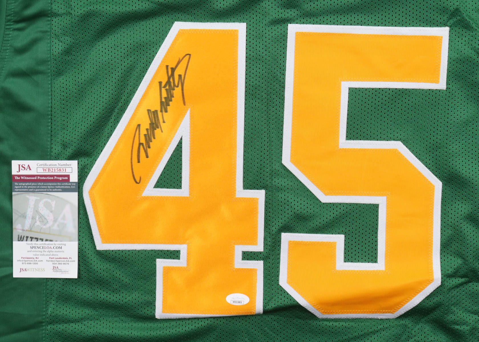 Rudy Ruettiger Signed Jersey (JSA) at PristineAuction.com Rudy Ruettiger Signed Jersey (JSA) at PristineAuction.com