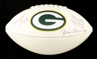 Dave Robinson, Carroll Dale & Don Horn Signed Packers Logo Football Inscribed "Ice Bowl 12-31-67" (JSA) at PristineAuction.com