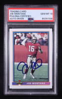 Joe Montana Signed 1991 Bowman #479 (PSA | Autograph Graded PSA 10) at PristineAuction.com