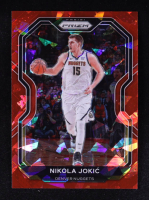 Nikola Jokic 2020-21 Panini Prizm Prizms Red Ice #114 at PristineAuction.com