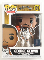 George Gervin Signed Spurs #105 Funko Pop! Vinyl Figure (Schwartz) at PristineAuction.com