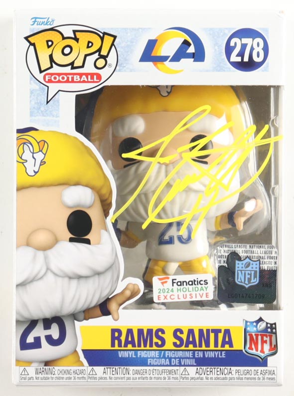 Jim Everett Signed Rams #195 Rams Santa Funko Pop! Vinyl Figure (Schwartz) at PristineAuction.com Jim Everett Signed Rams #195 Rams Santa Funko Pop! Vinyl Figure (Schwartz) at PristineAuction.com