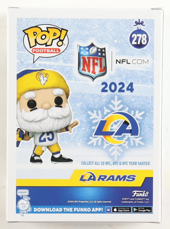 Jim Everett Signed Rams #195 Rams Santa Funko Pop! Vinyl Figure (Schwartz) at PristineAuction.com Jim Everett Signed Rams #195 Rams Santa Funko Pop! Vinyl Figure (Schwartz) at PristineAuction.com