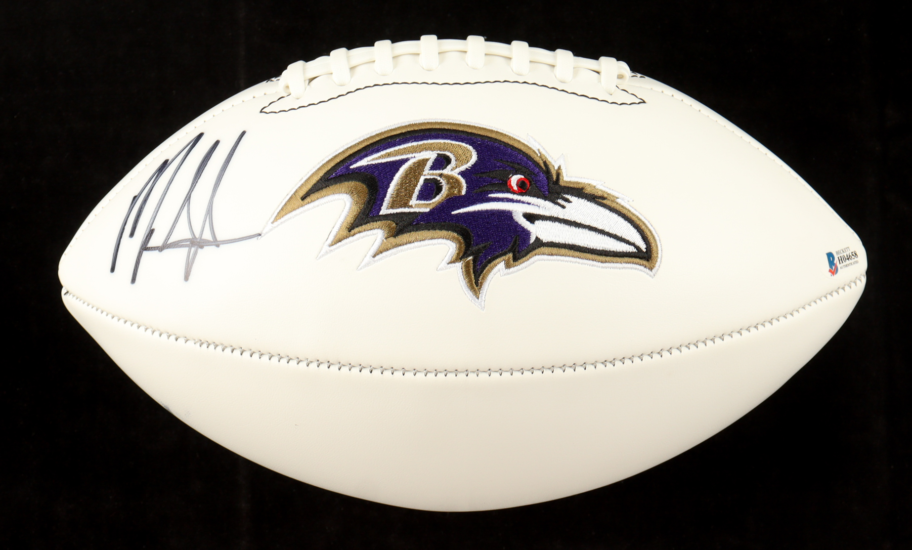 Mark Ingram II Signed Ravens Logo Football (Beckett) at PristineAuction.com Mark Ingram II Signed Ravens Logo Football (Beckett) at PristineAuction.com