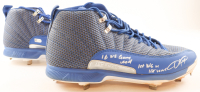 Dexter Fowler Twice-Signed Pair Of Game-Used Nike Jordan Baseball Cleats Inscribed "1st WS in 108 years" & "16 WS Game Used" (MLB) at PristineAuction.com
