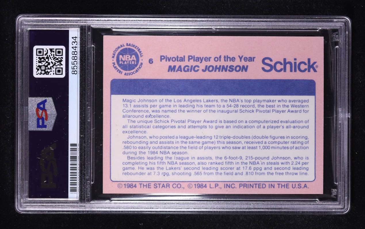 Magic Johnson Signed 1984 Star Co. #6 (PSA | Autograph Graded PSA 10) at PristineAuction.com Magic Johnson Signed 1984 Star Co. #6 (PSA | Autograph Graded PSA 10) at PristineAuction.com