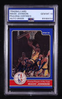 Magic Johnson Signed 1984 Star Co. #6 (PSA | Autograph Graded PSA 10) at PristineAuction.com