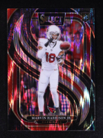 Marvin Harrison Jr. 2024 Select Prizm Black and Red Shock #115 RC at PristineAuction.com
