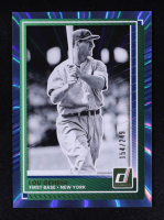 Lou Gehrig 2025 Donruss Carolina Blue Laser #55 #154/249 at PristineAuction.com