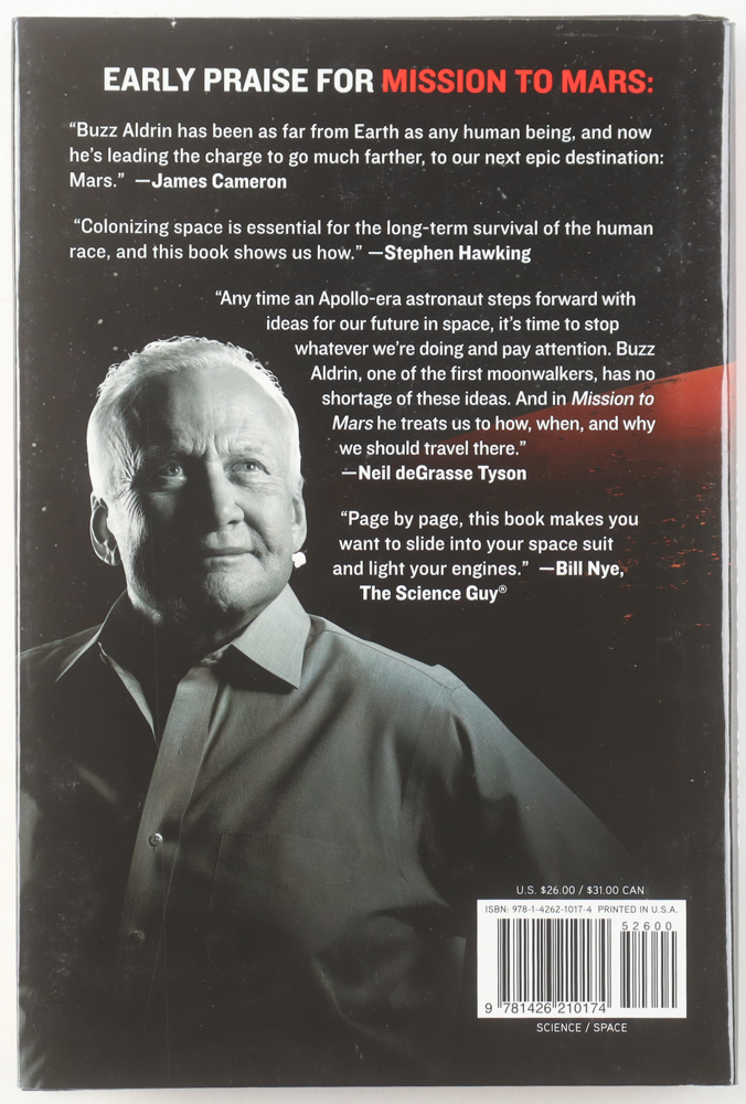 Buzz Aldrin Signed "Mission to Mars" Hardcover Book (Beckett) at PristineAuction.com Buzz Aldrin Signed "Mission to Mars" Hardcover Book (Beckett) at PristineAuction.com