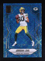 Jordan Love 2025 Elite Teal Matrix #73 #262/499 at PristineAuction.com