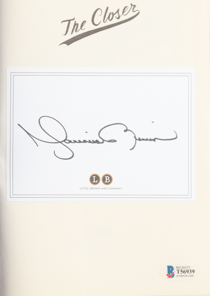 Mariano Rivera Signed "The Closer" Hardcover Book (Beckett) at PristineAuction.com Mariano Rivera Signed "The Closer" Hardcover Book (Beckett) at PristineAuction.com