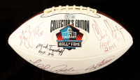 NFL Hall of Famers Football Signed & Inscribed by (6) with Y.A. Tittle, Rickey Jackson, Gary Zimmerman, Mick Tingelhoff (Beckett) at PristineAuction.com
