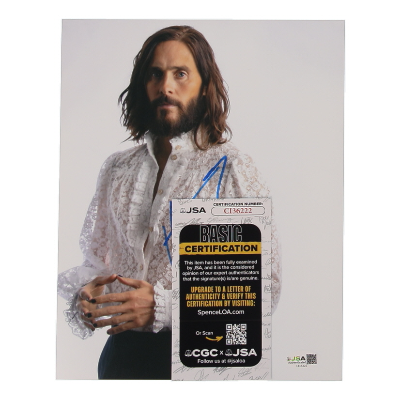 Jared Leto Signed 8x10 Photo (JSA) at PristineAuction.com Jared Leto Signed 8x10 Photo (JSA) at PristineAuction.com
