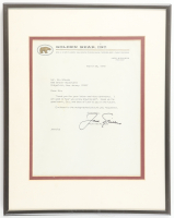 Jack Nicklaus Signed Custom Framed Letter Display (PSA) at PristineAuction.com
