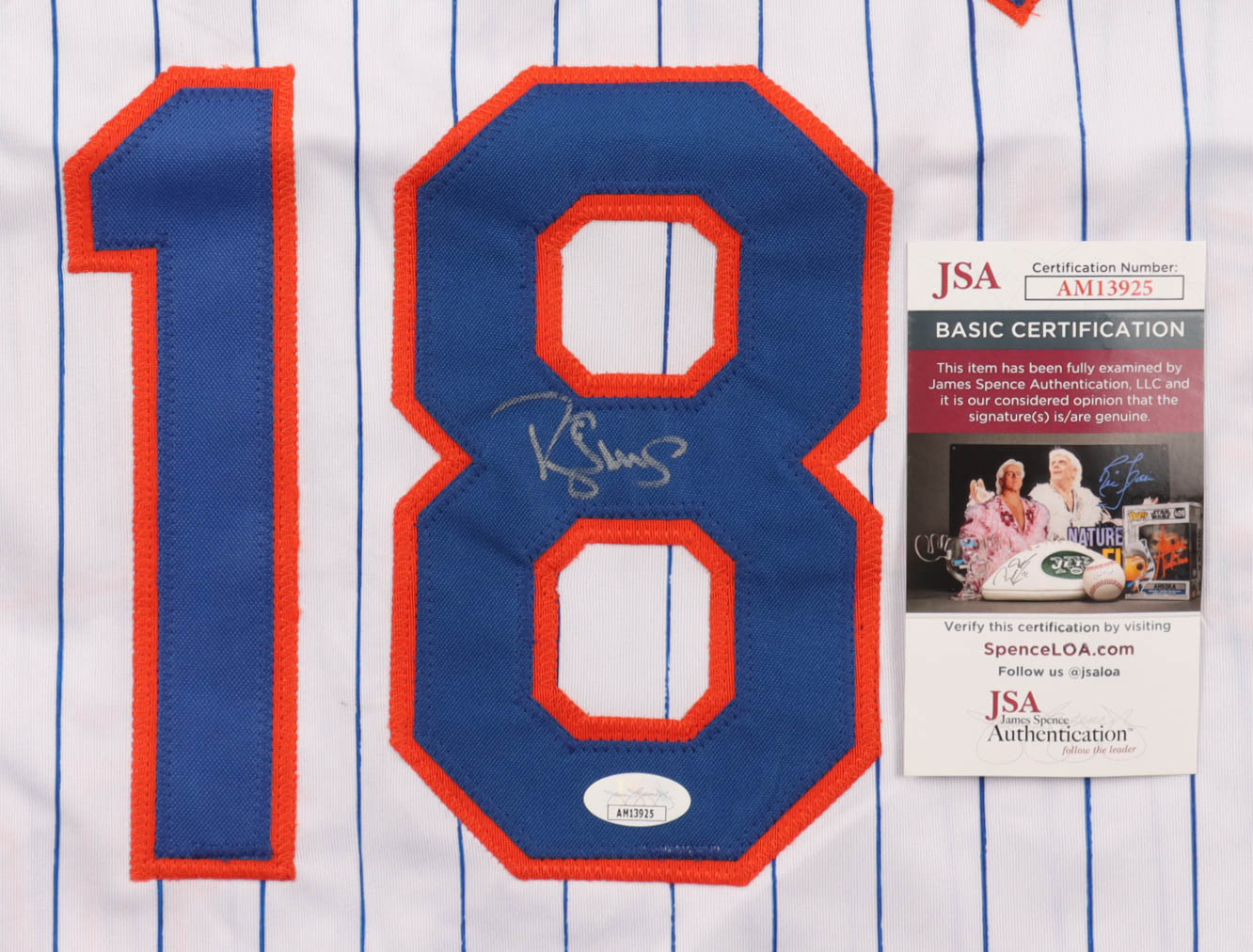 Darryl Strawberry Signed Jersey (JSA) at PristineAuction.com Darryl Strawberry Signed Jersey (JSA) at PristineAuction.com