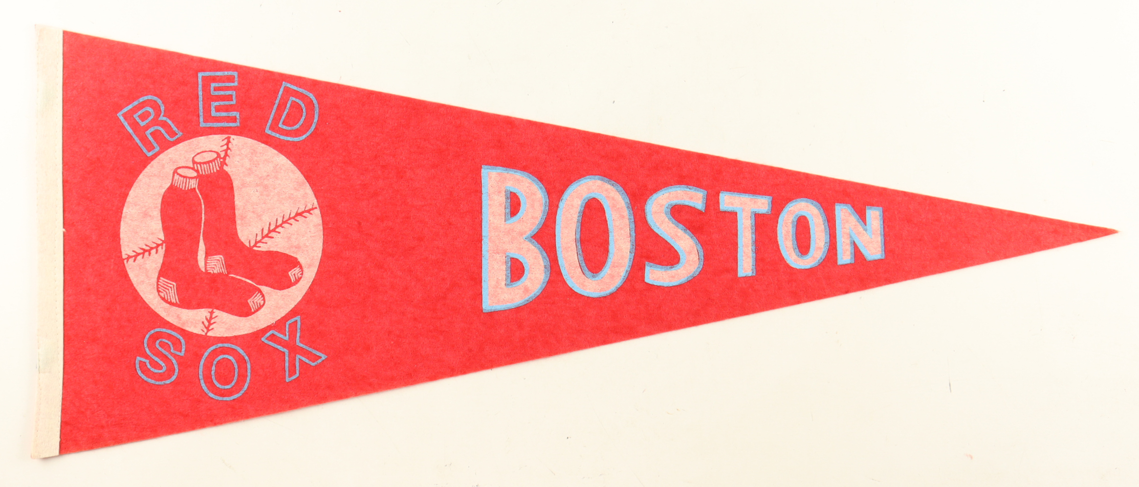 1965 Red Sox Vintage Pennant at PristineAuction.com 1965 Red Sox Vintage Pennant at PristineAuction.com