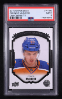 Connor McDavid 2015-16 Upper Deck UD Portraits #P100 RC (PSA 9) at PristineAuction.com