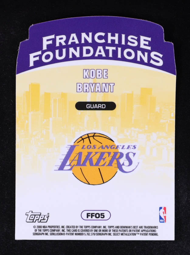 Kobe Bryant 1999-00 Bowman's Best Franchise Foundations #FF5 at PristineAuction.com Kobe Bryant 1999-00 Bowman's Best Franchise Foundations #FF5 at PristineAuction.com