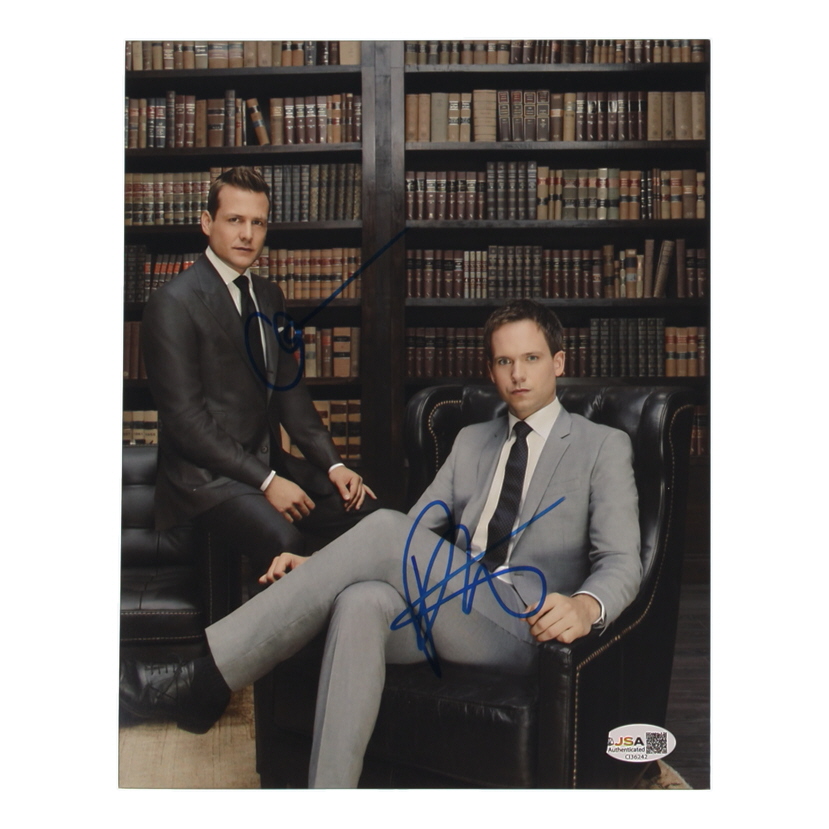 Gabriel Macht & Patrick J. Adams Signed "Suits" 8x10 Photo (JSA) at PristineAuction.com Gabriel Macht & Patrick J. Adams Signed "Suits" 8x10 Photo (JSA) at PristineAuction.com