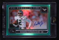 Randall Cunningham 2024 Panini One One Moment in Time Autographs Green #389 #18/40 at PristineAuction.com