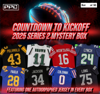 Press Pass Collectibles 2025 Countdown to Kickoff Football Jersey Mystery Box &ndash; Series 2 (Limited to 50) at PristineAuction.com