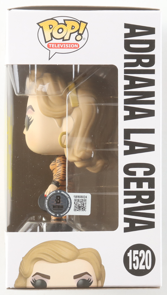 Drea de Matteo Signed "The Sopranos" #1520 Adriana La Cerva Funko Pop! Vinyl Figure (Beckett) at PristineAuction.com Drea de Matteo Signed "The Sopranos" #1520 Adriana La Cerva Funko Pop! Vinyl Figure (Beckett) at PristineAuction.com