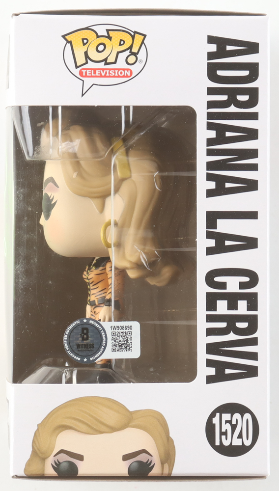 Drea de Matteo Signed "The Sopranos" #1520 Adriana La Cerva Funko Pop! Vinyl Figure (Beckett) at PristineAuction.com Drea de Matteo Signed "The Sopranos" #1520 Adriana La Cerva Funko Pop! Vinyl Figure (Beckett) at PristineAuction.com
