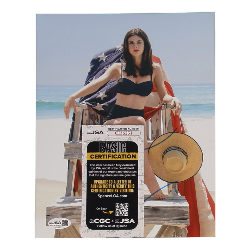 Alexandra Daddario Signed 8x10 Photo (JSA) at PristineAuction.com Alexandra Daddario Signed 8x10 Photo (JSA) at PristineAuction.com