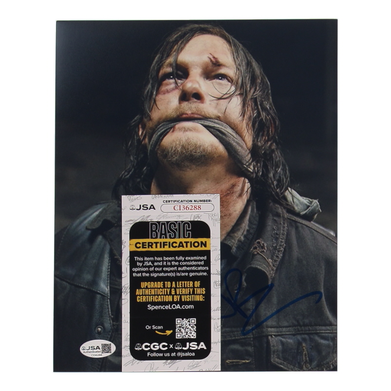Norman Reedus Signed "The Walking Dead" 8x10 Photo (JSA) at PristineAuction.com Norman Reedus Signed "The Walking Dead" 8x10 Photo (JSA) at PristineAuction.com