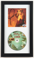 Taylor Swift Signed Custom Framed "The Life of a Showgirl" CD Insert Display with Disc (PSA) at PristineAuction.com