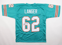 Jim Langer Signed Jersey Inscribed "HOF 87" (JSA) at PristineAuction.com