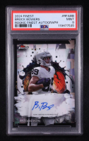 Brock Bowers 2024 Finest Rookie Autographs #RFABB RC (PSA 9) at PristineAuction.com