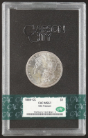 1884-CC Morgan Silver $1 Dollar - Carson City - GSA Treasure (CAC MS61) at PristineAuction.com