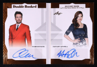 Chris Evans & Hayley Atwell 2024 Leaf Double Booked History Book Pop Culture Edition Ch.1 Bronze Foil Autographs #DB6 #04/10 at PristineAuction.com